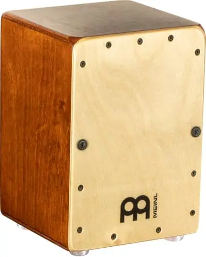 Meinl Percussion Mini Cajon Drumbox - Idée cadeau pour musiciens - Cadeau décoratif pour enfants et adultes - Surface de jeu en bouleau baltique (MC1AB-B)