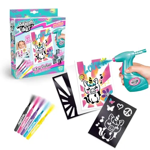canal toys airbrush art kit poster