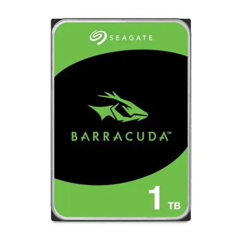 Seagate Barracuda 1To, Disque dur interne HDD, 3.5 pouces, 7.200 U/Min, 64MB Cache, SATA 6 Gb/s (ST1000DMZ14)