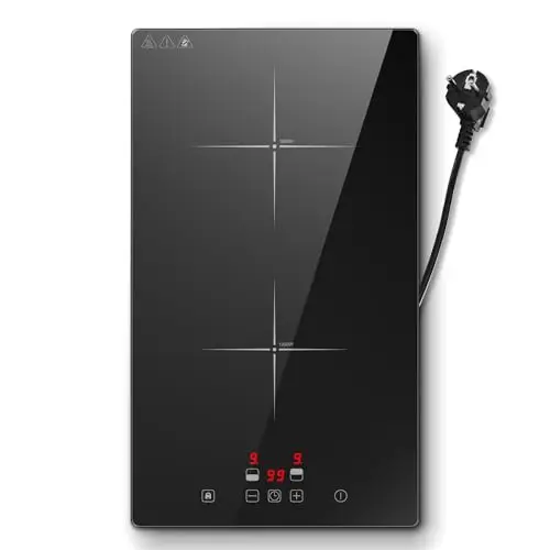 SNDOAS Plaque Induction 2 Feux Encastrable 3000W