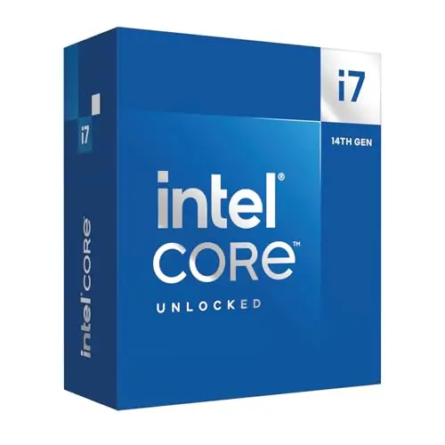 Intel® Core™ i7-14700K Desktop Processor 20 Cores (8 P-Cores + 12 E-Cores) up to 5.6 GHz