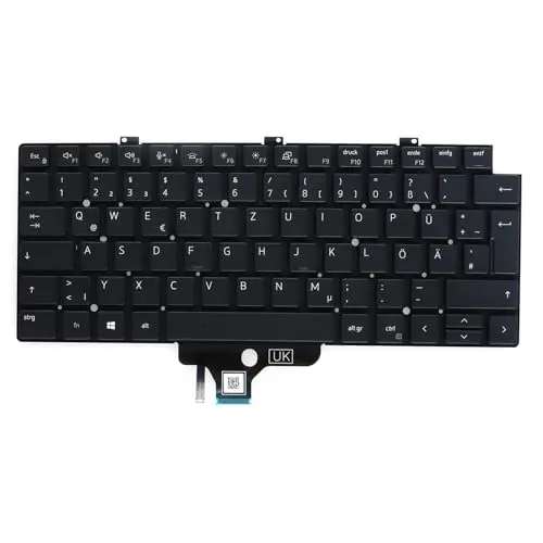 LeFix Orig.Deutsch Tastatur avec rétroéclairage pour Dell Latitude 5320 5330 7320 7330 -DPN : 05X40C