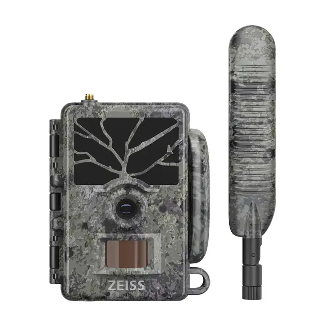 ZEISS Secacam 1 Caméra de Chasse Connectée 4G LTE, SIM, Mémoire Intégrée 32 Go, APP, 3MP, HD1080, Intelligence Artificielle, Vision Nocturne Couleurs, Détection IR20 m, Étanche IP66, Flash Invisible