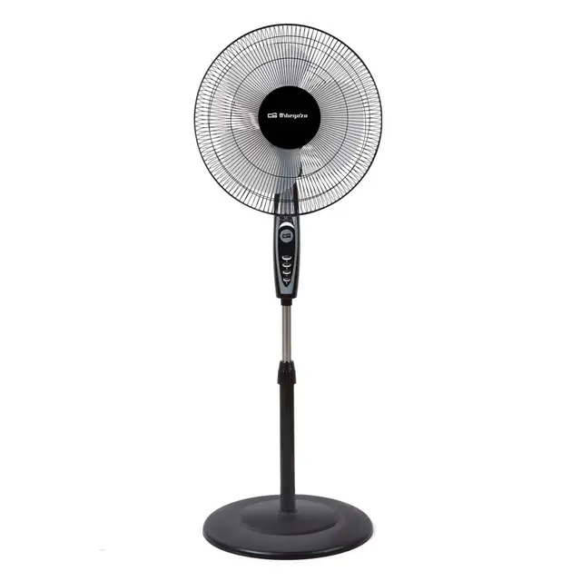 Orbegozo Sf 0148 - Ventilateur sur pied oscillant, 3 niveaux de ventilation, pales de 40 cm, hauteur réglable, 50 W, classe d’efficacité énergétique A