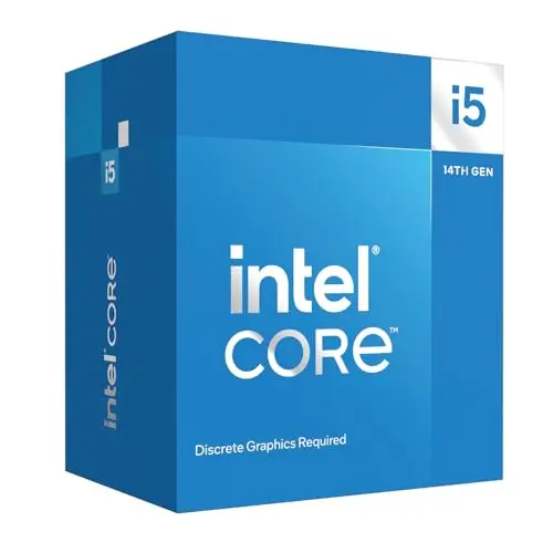 Intel® Core™ i5-14400F, processeur pour PC de Bureau, 10 cœurs (6 P-Cores + 4 E-Cores) jusqu'à 4,7 GHz