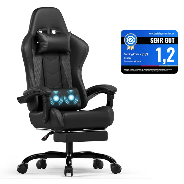 Devoko Chaise Gaming Ergonomique