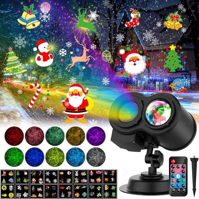 YAZEKY Projecteur LED Noël Extérieur