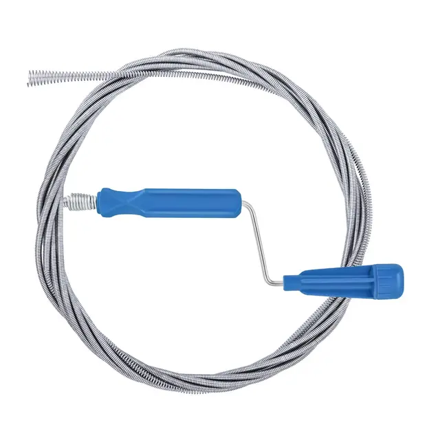Furet Deboucheur Canalisation Professionnel, 6 m x 6 mm Furet plomberie Deboucheur wc Déboucheur canalisation Deboucheur evier Sonde de Debouchage pour WC Evier Canalisation