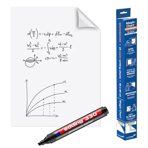 Legamaster Magic-Chart 25 Feuilles de présentation 80 x 60 cm
