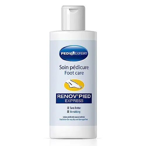 PEDIEXPERT - Renov'Pied - Elimine peaux mortes et callosités - Soulage les douleurs aux pieds - Action rapide dès la 1ère application - Flacon de 200ml - Marque Française