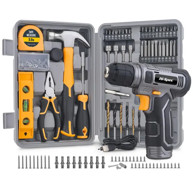 Hi-Spec DT30557GY-DE Perceuse-Visseuse 8V