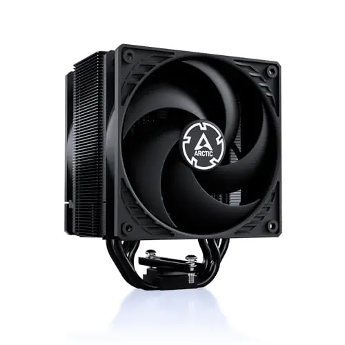 ARCTIC Freezer 36 (noir) - Refroidisseur CPU monotour avec push-pull, deux ventilateurs P 120 mm à pression optimisée, roulement fluidodynamique, 200-1800 rpm, 4 heatpipes, incl. MX-6 - Noir