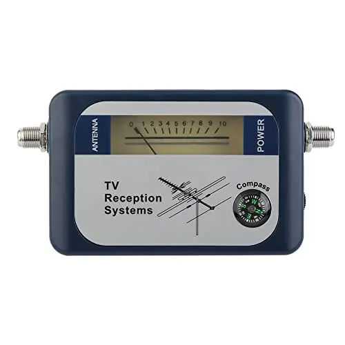 DVB-T Finder Antenne TV numérique terrestre Signal Puissance Force Mètre Pointer TV Réception Systèmes avec boussole