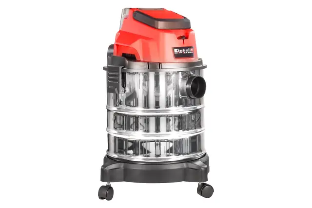 Einhell Aspirateur eaux et poussières sans Fil TC-VC 18/20 Li S Système Power X-Change (18 V, Longueur du Flexible : 1,5 m, Livré avec Accessoires) Version Solo Livre sans Batterie NI Chargeur
