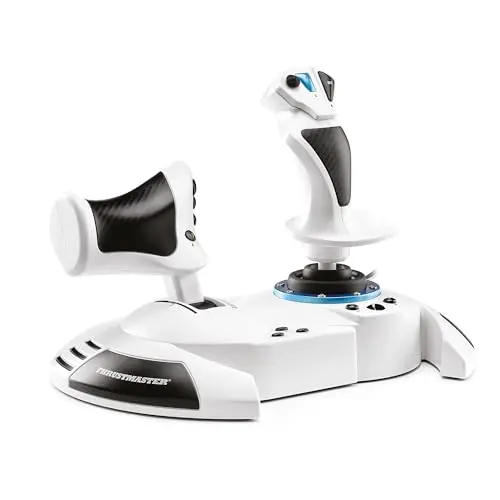 Thrustmaster T.Flight Hotas One – Édition Microsoft Flight Simulator – Joystick et Manette des Gaz pour Xbox Series X|S, Xbox One & PC – Idéal MSFS 2024 – Système Complet 5 Axes