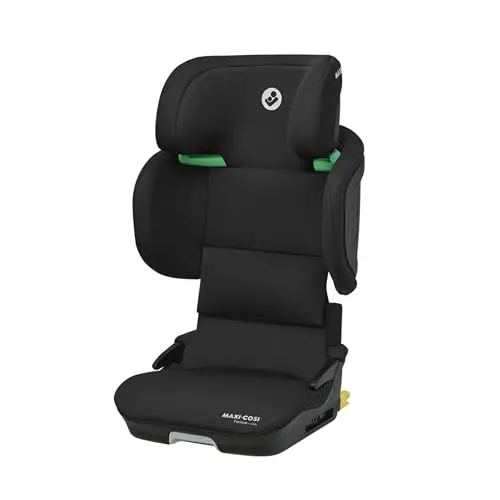Maxi-Cosi Tanza i-Size, Réhausseur Voiture Enfant, 3,5-12 ans, 100-150cm, Siège-auto Pliable, 10 Positions Appui-tête, Protection G-CELL Chocs Latéraux, Siège-auto Rembourré Surélevé, Full Black