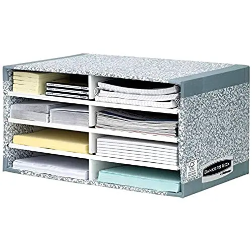Fellowes 0875006 Trieur de bureau Banker Box System Gris
