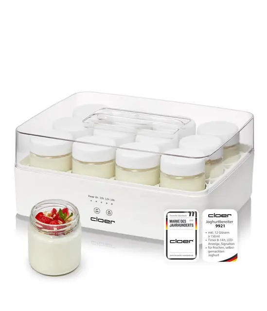 Cloer 9921 Yaourtière 12 pots