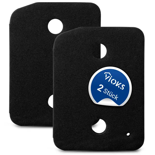 VIOKS Set 2x Filterschwamm Ersatz für Мiele 9164761 Sockelfilter 207x155mm Filter für Мiele Trockner Wärmepumpentrockner Active TDB230WP TDD230