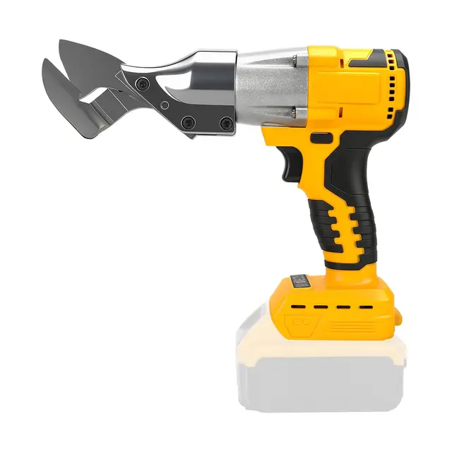 Ciseaux à métaux sans fil compatibles avec DEWALT batterie, Ciseaux électriques en métal sans fil et tête rotative à 360° max. 2 mm Ciseaux électriques sans balais pour tôle, PVC