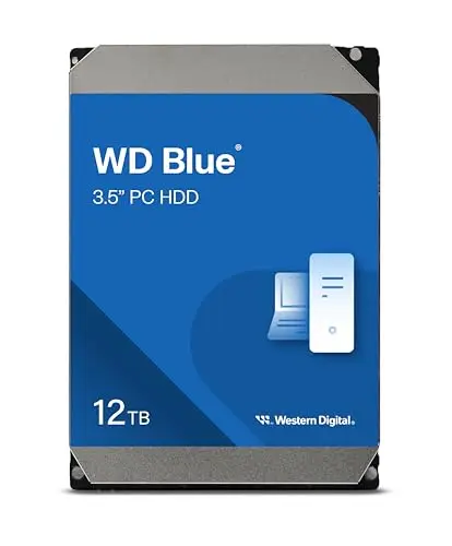 WD Blue 12 to Desktop Disque Dur Interne 3,5", 7200 RPM, SATA 6 GB/s, Cache de 512 Mo