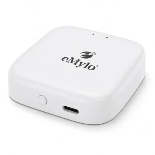 eMylo Passerelle Tuya Zigbee 3.0 Bluetooth, Hub Maison, USB C | Hub WiFi 2,4 GHz pour appareils Tuya Zigbee et Tuya Bluetooth, app Smart Life , alimentation Type C