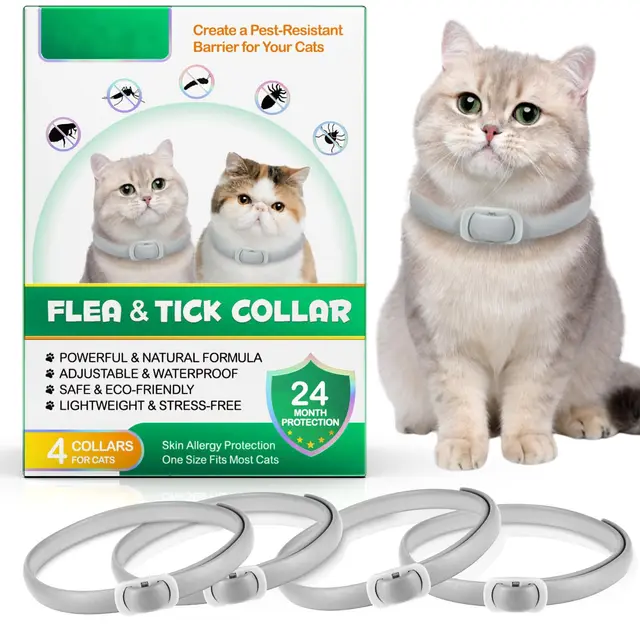 aikuwwoirqia collier anti puces 4 pack
