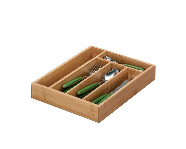 Zeller 25269 Range-couverts en Bambou