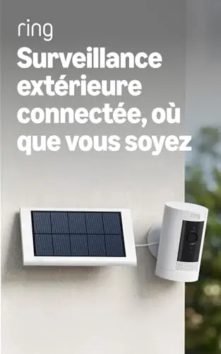 Ring Stick Up Cam Caméra extérieure solaire
