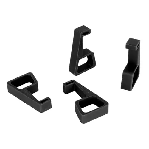 pour Support de Support D'accessoires Pieds de Refroidissement pour Machine de Jeu Support Horizontal Pieds Glissants Support pour Console de Jeu (Noir)