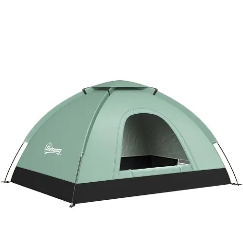 Outsunny Tente Camping 2P Camouflage Dôme