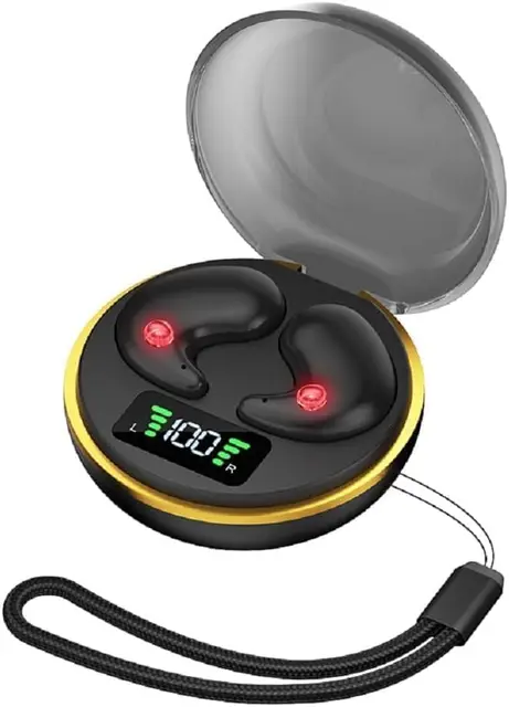 Écouteurs Bluetooth5.4,sans fil invisibles Bluetooth pour dormir sur le côté,mini écouteurs intra-auriculaires,Ecouteur Sommeil design plat confortable,IPX7 écouteurs étanches,pour iOS,Samsung,Android