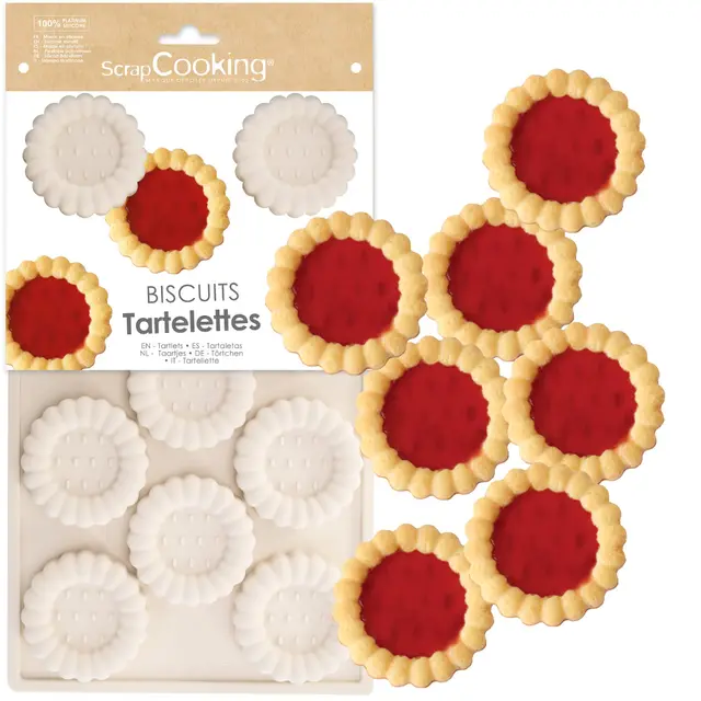 ScrapCooking Moule Silicone Tartelettes