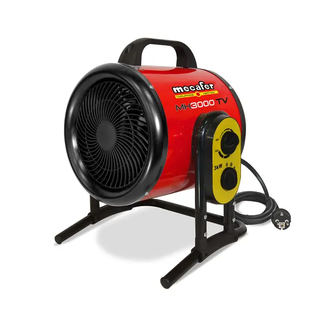 Mecafer mh3000vt Chauffage Atelier Soufflant 3000W Turbo maximum 40m²