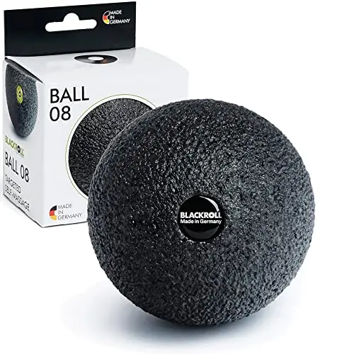 BLACKROLL® Faszienball, petite balle de fascia pour l’automassage ciblé, balle de massage disponible en différentes tailles ou en set, dureté moyenne, fabriqué en Allemagne