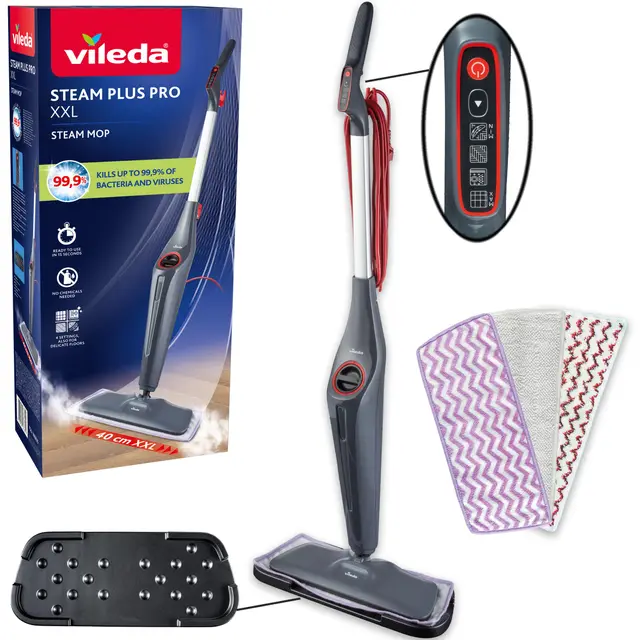 Vileda Steam Plus Pro XXL Nettoyeur vapeur