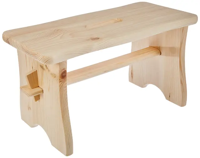 Zeller Present 13130 Repose-Pieds en Bois Tendre 39 x 19 x 21 cm