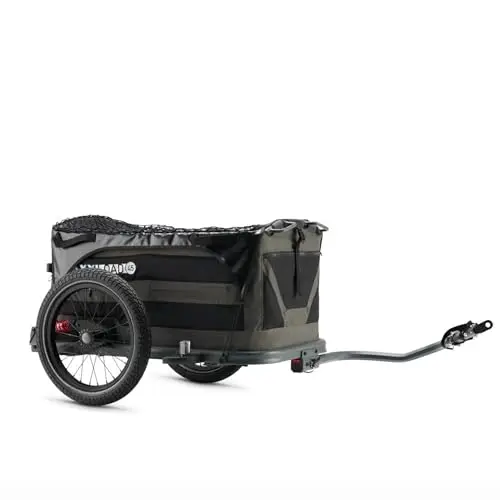 taXXi Load 45 Fahrradanhänger | Gefedert und Tiefergelegter Lastenanhänger | Transportanhänger mit 118 Liter Packvolumen und 45kg Tragkraft | Faltbarer Fahrranhänger Designed in Germany**