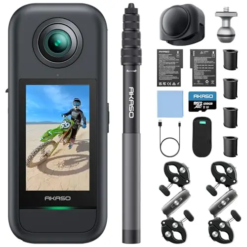 AKASO 360 Kit Moto Caméra d'action