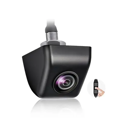 PARKVISION Caméra de recul pour voiture - Boîtier en métal robuste - 1080P HD - Caméra de recul grand angle 180° - Style OEM - Pour tous les types de véhicules avec 6 systèmes commutables