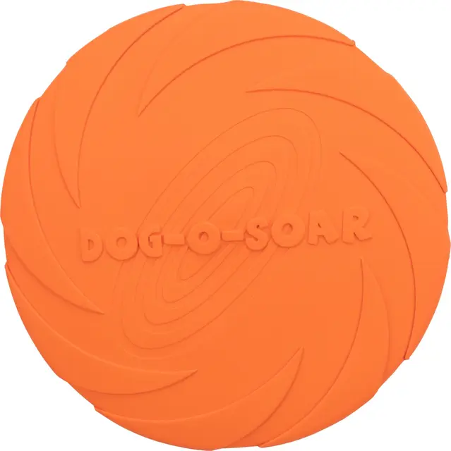 TRIXIE frisbee pour chien – disque en caoutchouc naturel résistant – idéal pour l'apport & l'entraînement en plein air – flotte sur l'eau – ø 22 cm – jouet interactif