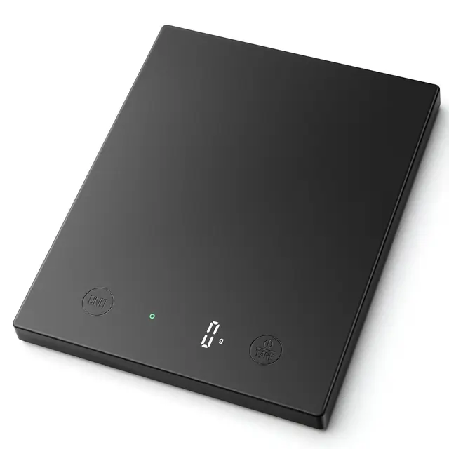 Homebuds 10kg Balance Cuisine, Précision 1g Notre Professionnelle Balance Fabricant Depuis 2001, Balance Alimentaire Pour la Cuisine et la Pâtisserie, LED, 3*AAA, Noir