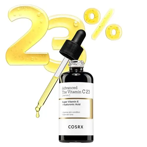 COSRX Advanced Pure Vitamin C 23 Sérum coréen à la vitamine C 20 ml (édition Renewal) avec vitamine E et glutathion pour ridules, teint inégal et peau terne, soins de la peau coréenne