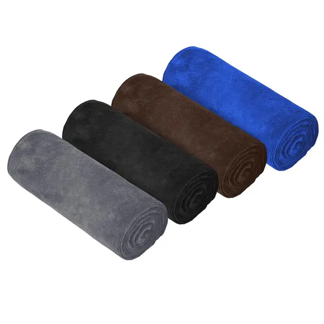 4 Pack Serviette Sport Microfibre, Séchage Rapide et Absorbant Serviette, Femme Homme pour Gym Fitness Yoga, 75cm x 35cm