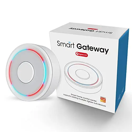 Tuya Zigbee Gateway Hub : pont Wi-Fi Smart Home, centre de contrôle à distance pour tous les produits Tuya Zigbee. Compatible avec Alexa, Google Assistant et Smart Life App