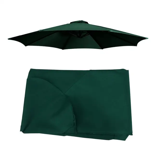 Toile Auvent De Remplacement pour Parasol 3 M 8, Housse De Rechange Imperméable Et Durable pour Jardin, Terrasse, Arrière-Cour, Piscine (auvent Uniquement) (Color : Green)