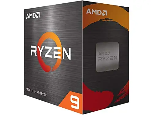 AMD Ryzen 9 5950X Processeur (16 Coeurs/32 Threads, 105W DTP, Socket AM4, 72 Mo de Cache, jusqu'à 4,9Ghz Fréquence Boost, sans Ventilateur)