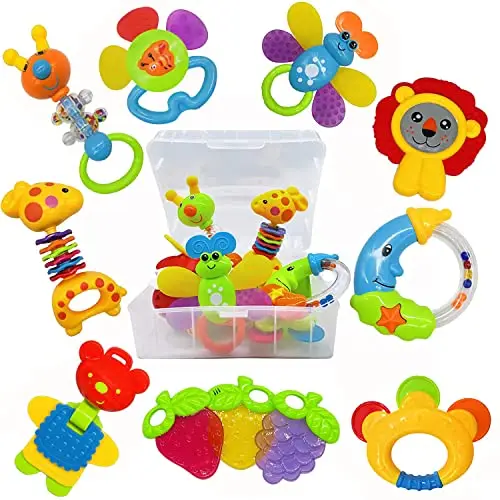 AIVIAI Hochet Bébé 11 Pièces