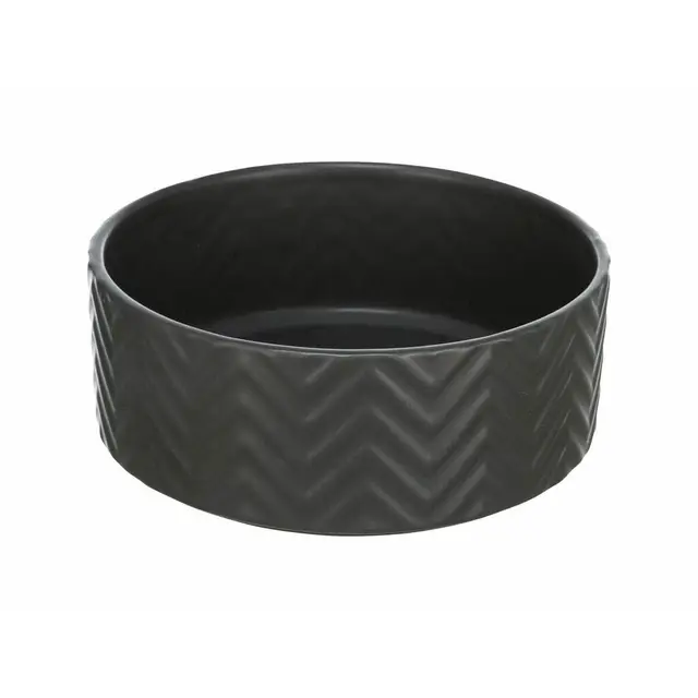 Trixie Gamelle, en céramique, 0,9 l/ 16 cm, Noir - 25021