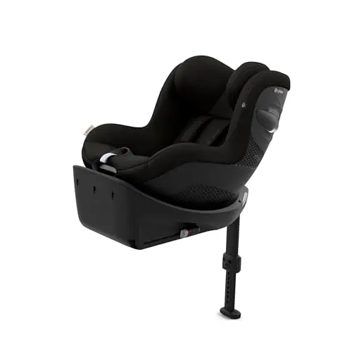 CYBEX Gold Siège-Auto Sirona Gi i-Size Comfort avec Base, De 3 mois à 4 ans env. (dès la naissance avec le Réducteur), Max. 20 kg, 61-105 cm (dès 40 cm avec le Réducteur), Magic Black